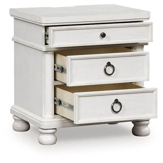 Rowlenstown Three Drawer Night Stand
