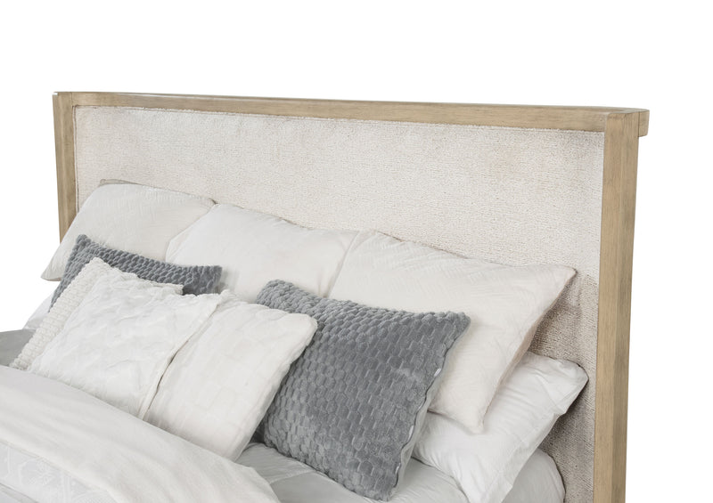Kailani 4-piece Eastern King Bedroom Set Beige Oak