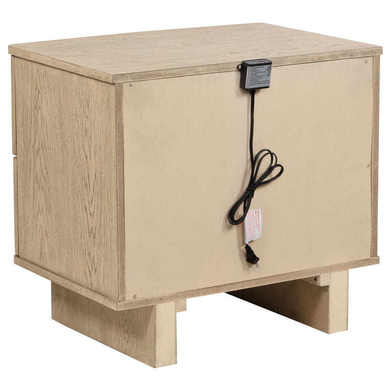 Kailani 4-piece California King Bedroom Set Beige Oak