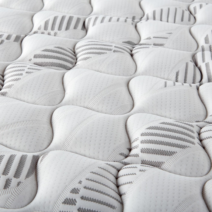 Hayes Eastern King Firm Tight Top Hybrid Mattress White