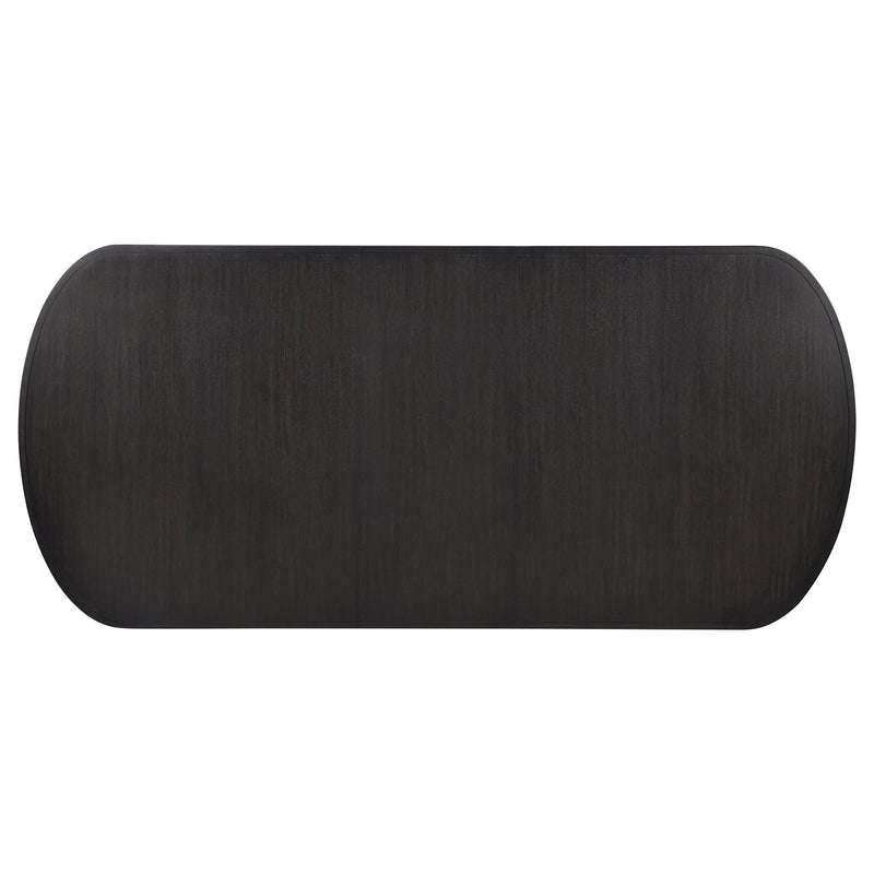 Leandro 78-inch Extension Dining Room Table Burnished Black