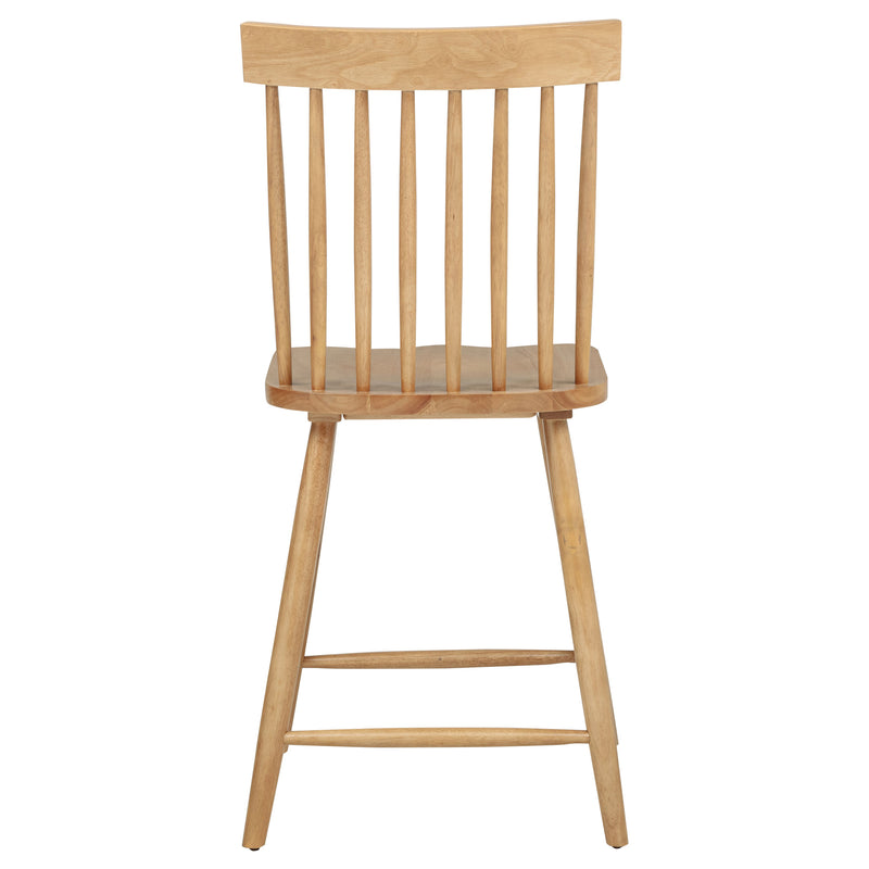 Andrews Windsor Counter Height Dining Side Chair Light Ash (Set of 2)