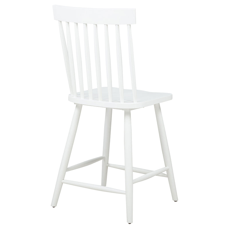 Andrews Windsor Counter Height Dining Side Chair White (Set of 2)