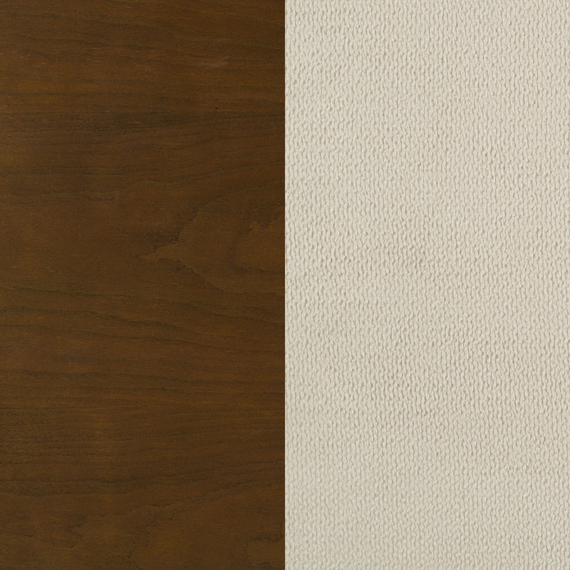 Garland 58-inch Eastern King Panel Bed Cream Brown Cherry