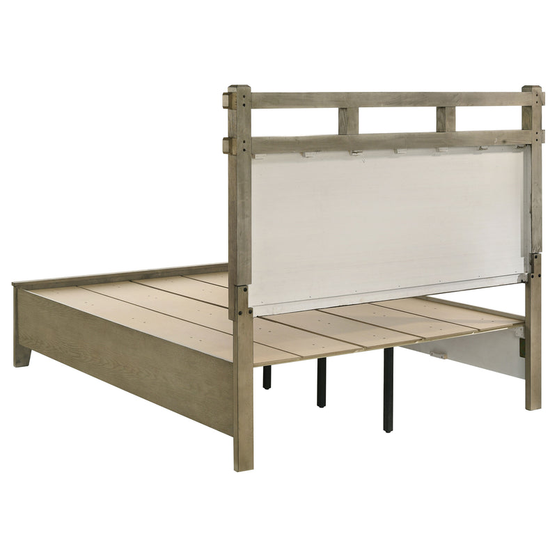 Hazlewood 59-inch Queen Panel Storage Bed Vineyard Oak