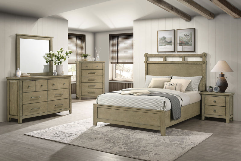 Hazlewood 61-inch Eastern King Panel Bed Vineyard Oak