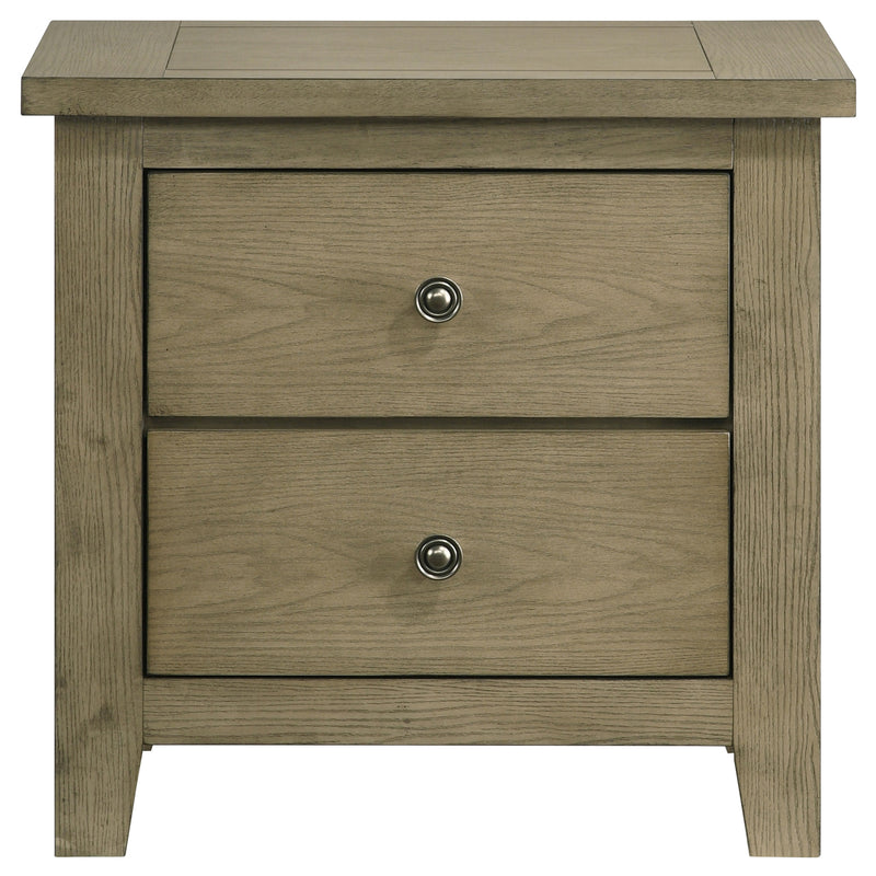 Hazlewood 2-drawer Nightstand Bedside Table Vineyard Oak