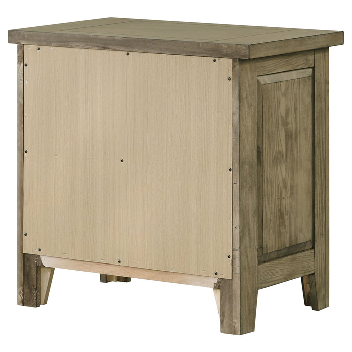 Hazlewood 2-drawer Nightstand Bedside Table Vineyard Oak