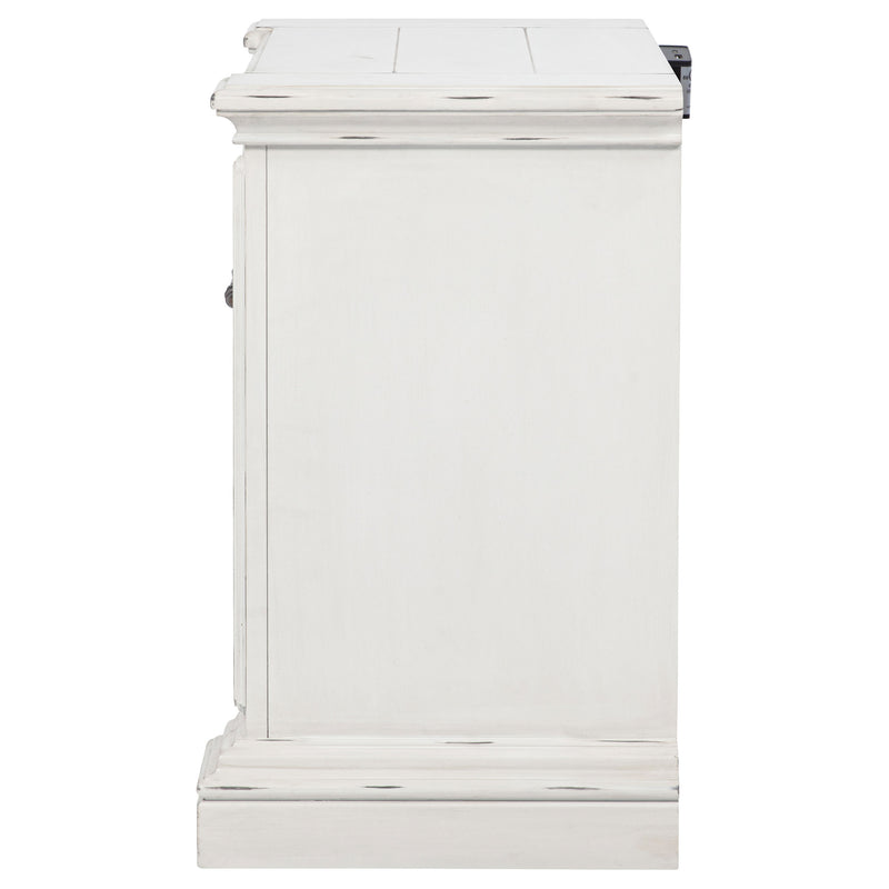 McKinney 2-drawer Nightstand with Dual USB Vintage White