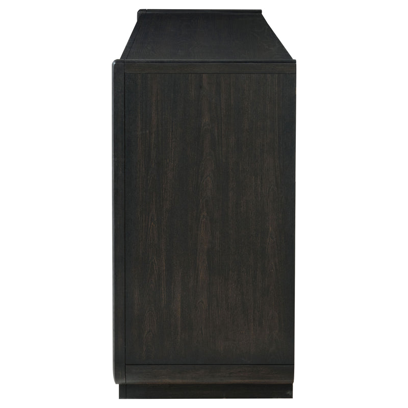 Leandro 8-drawer Bedroom Dresser Cabinet Burnished Black