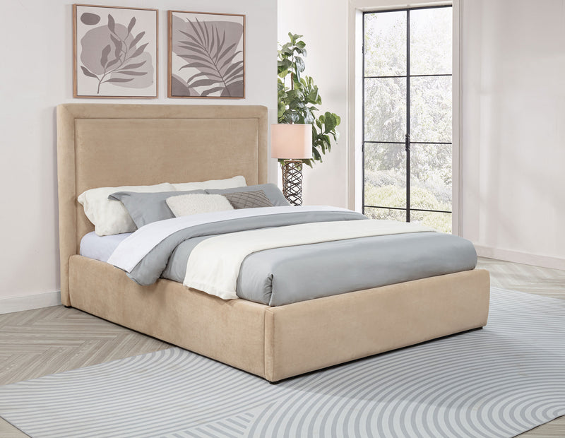 Lawson 54-inch Upholstered Eastern King Platform Bed Saddle
