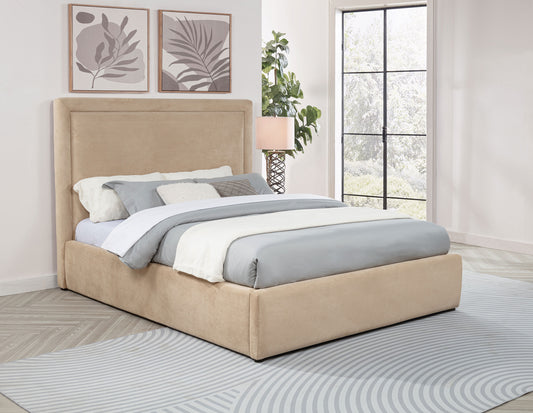 Lawson 54-inch Upholstered Eastern King Platform Bed Saddle