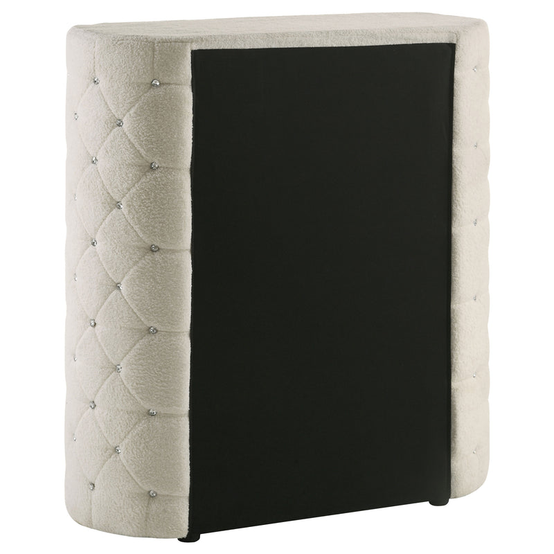 Sonya 5-piece Upholstered Queen Bedroom Set Ivory