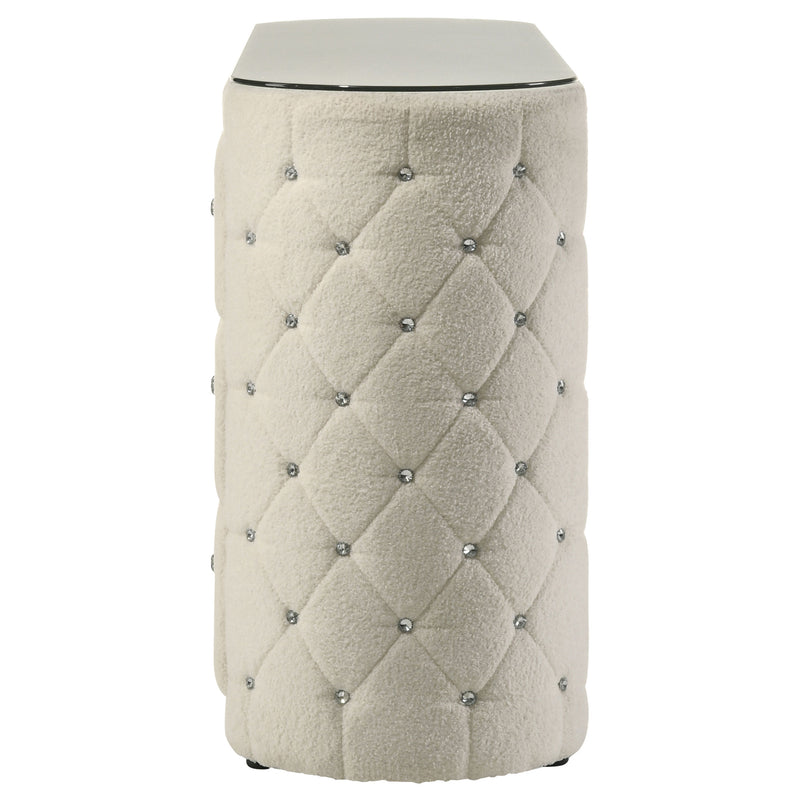 Sonya 6-drawer Upholstered Bedroom Dresser Ivory