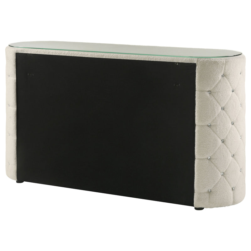 Sonya 6-drawer Upholstered Bedroom Dresser Ivory