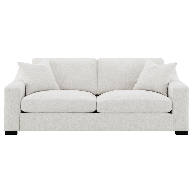 Ashlyn Fabric Upholstered Track Arm Sofa Sand