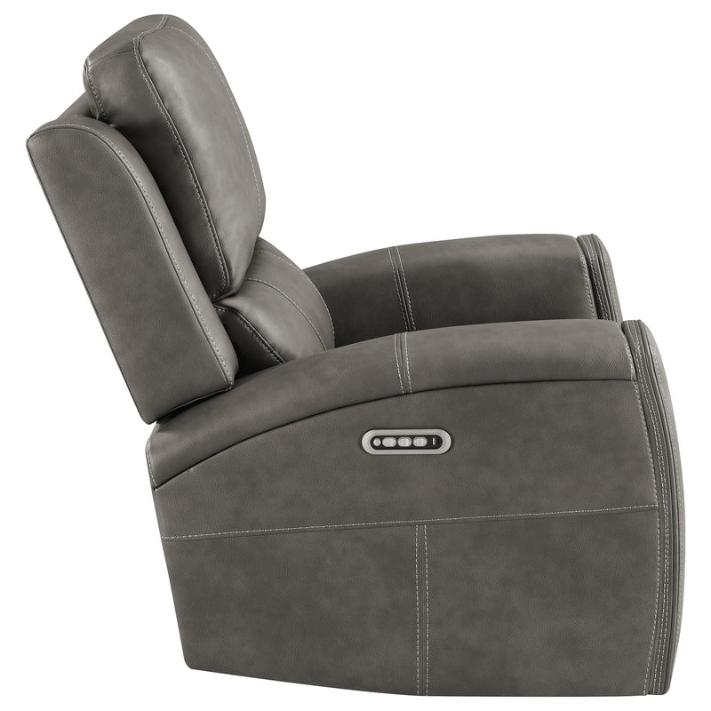 Brickston Triple Power Swivel Glider Recliner Charcoal