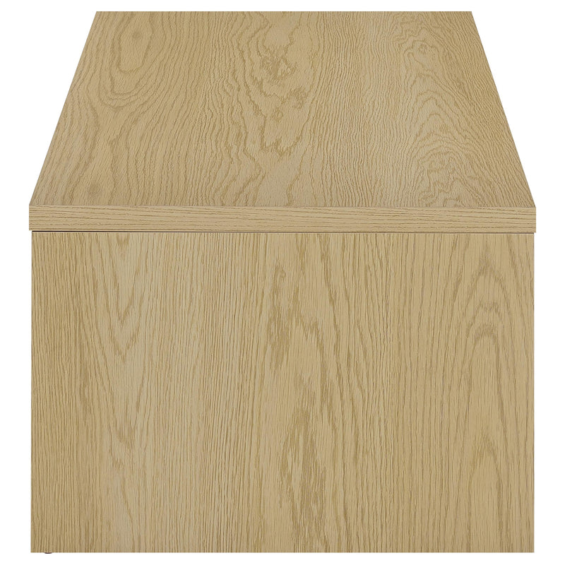 Canoga 3-piece Lift Top Cocktail Coffee Table Set Light Oak