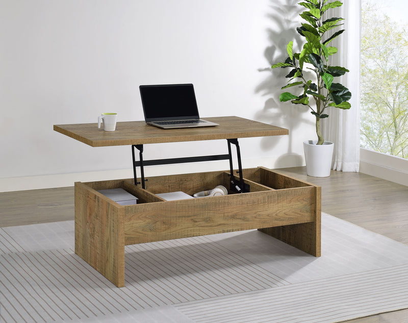 Canoga Engineered Wood Lift Top Cocktail Coffee Table Mango