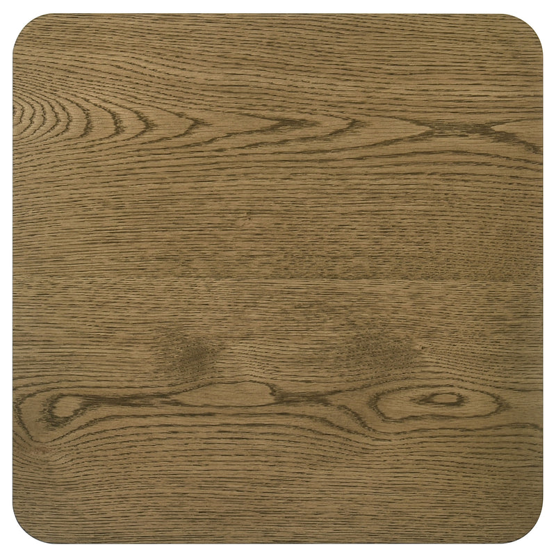 Castlewood Engineered Wood Accent Side End Table Brown Oak