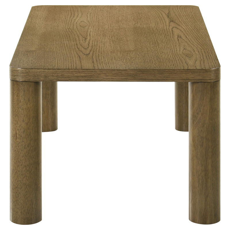 Castlewood Engineered Wood Cocktail Coffee Table Brown Oak