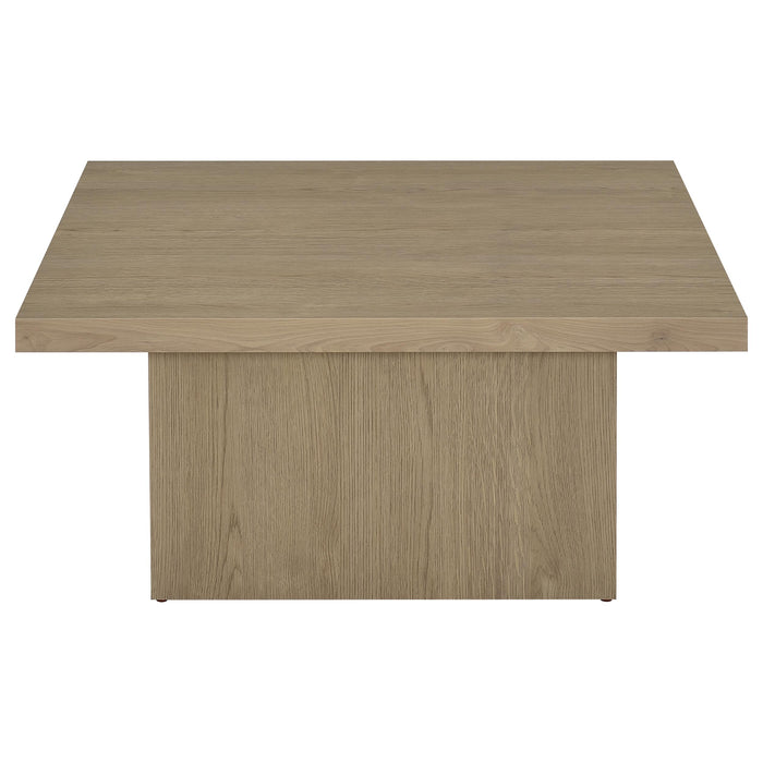 Devar Square Engineered Wood Cocktail Coffee Table Latte