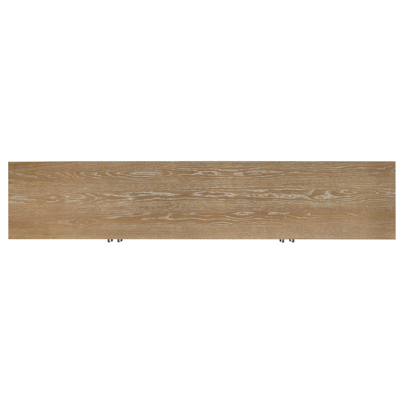 Brenham 79-inch 4-door TV Stand Media Console Washed Oak