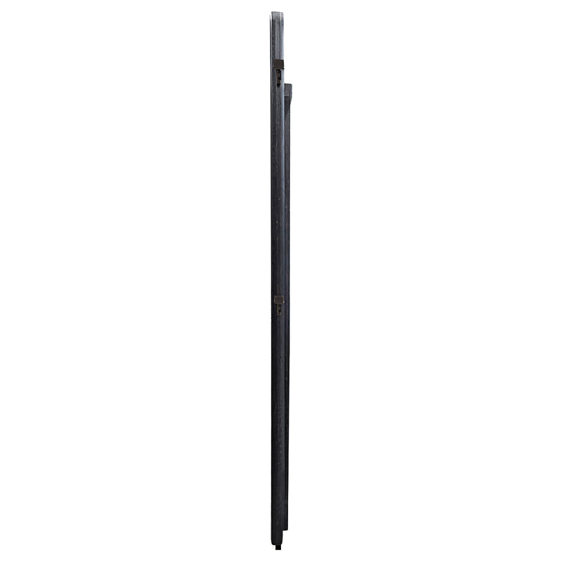 Leandro 76-inch Full Length Floor Mirror Burnished Black