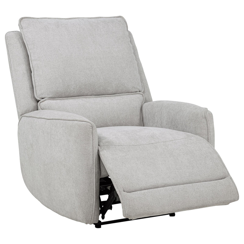 Sylmar 3-piece Chenille Power Reclining Sofa Set Dove Grey