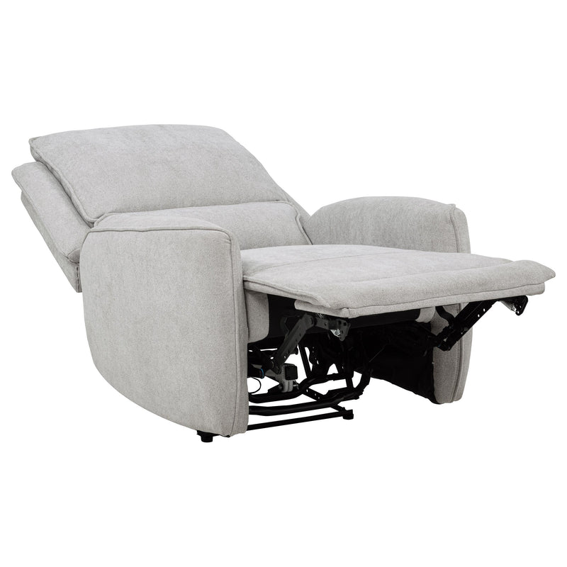 Sylmar 3-piece Chenille Power Reclining Sofa Set Dove Grey