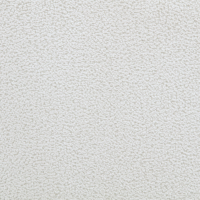 Remuda Boucle Upholstered Round Storage Ottoman Ivory