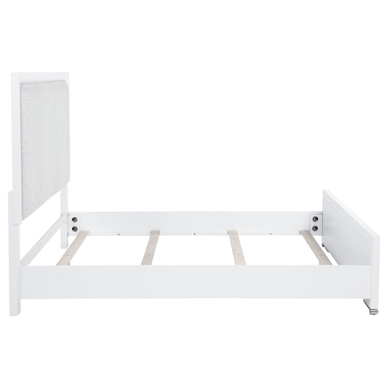 Gracemont 57-inch Queen Panel Bed Grey and White