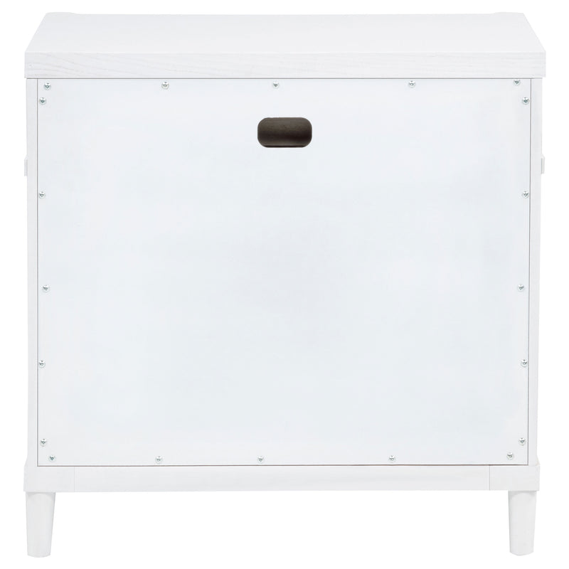 Gracemont 3-drawer Bedroom Nightstand Bedside Table White