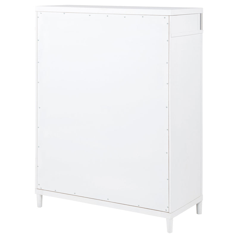 Gracemont 5-drawer Bedroom Chest of Drawers White