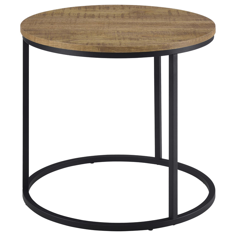 Lainey Round Occasional Side End Table Mango