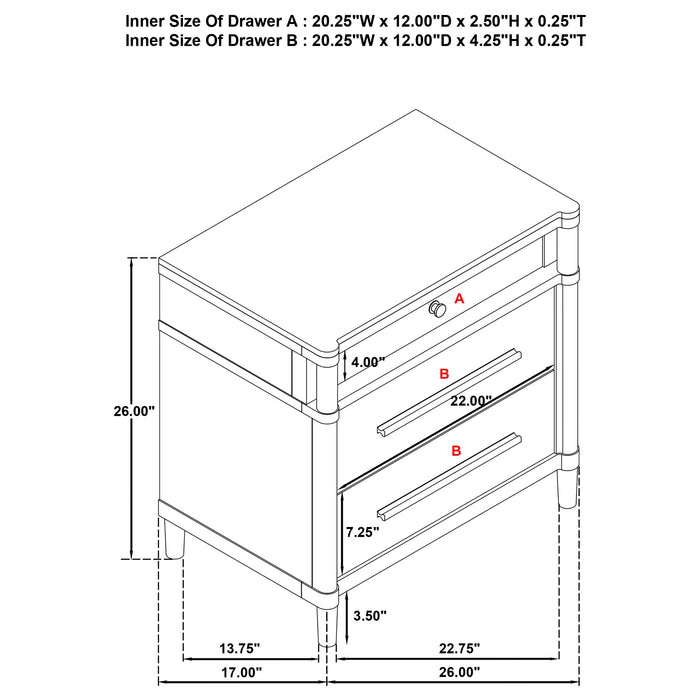 Gracemont 4-piece Queen Bedroom Set White