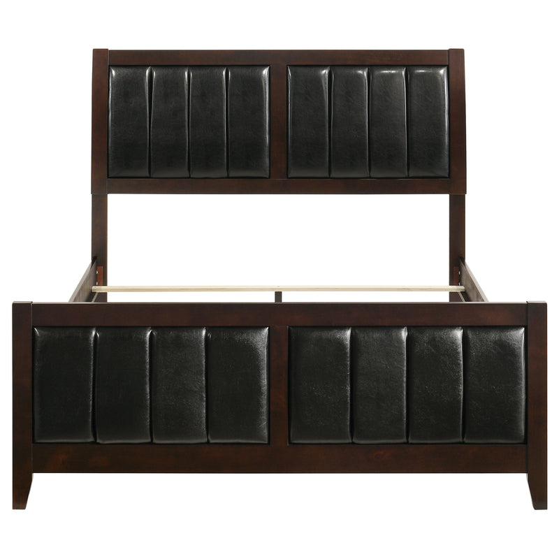 Carlton Wood Queen Panel Bed Cappuccino