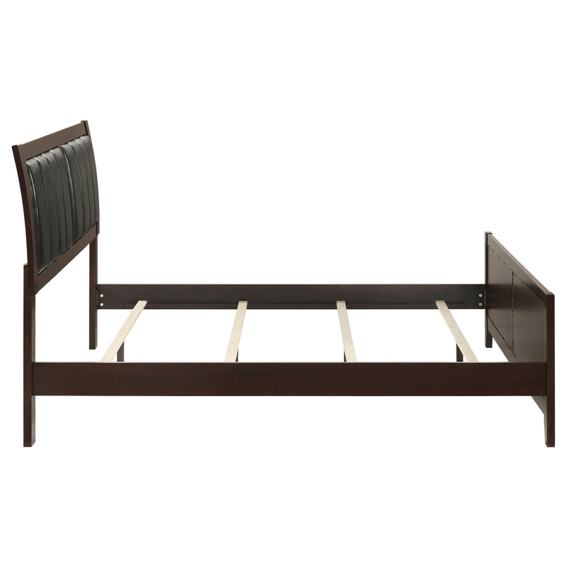 Carlton Wood Queen Panel Bed Cappuccino