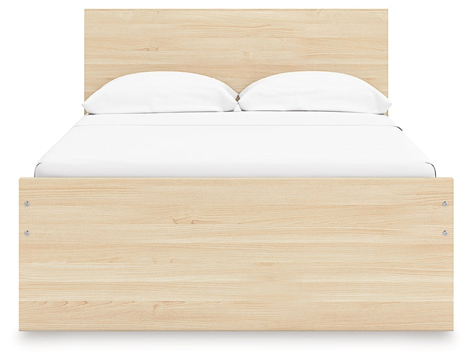 Onita Full Panel Platform Bed with 1 Side Storage