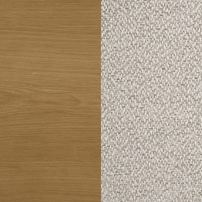 Hartville 5-piece Round Dining Table Set Natural Light Brown