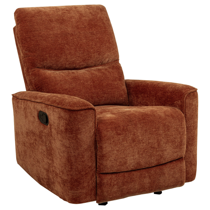 Navarro 3-piece Upholstered Reclining Sofa Set Burnt Orange