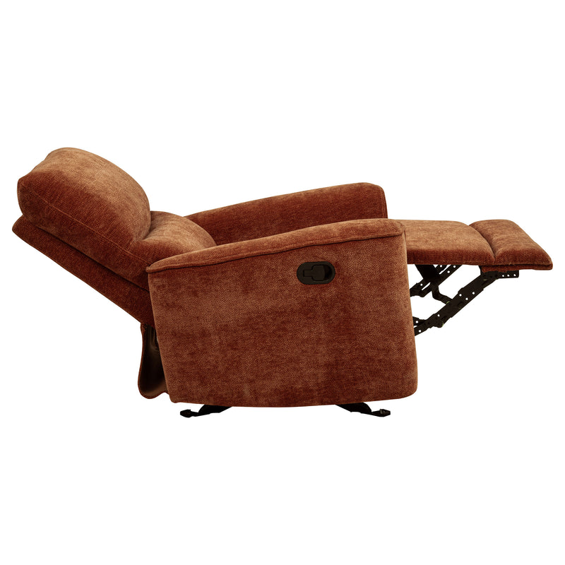 Navarro 3-piece Upholstered Reclining Sofa Set Burnt Orange