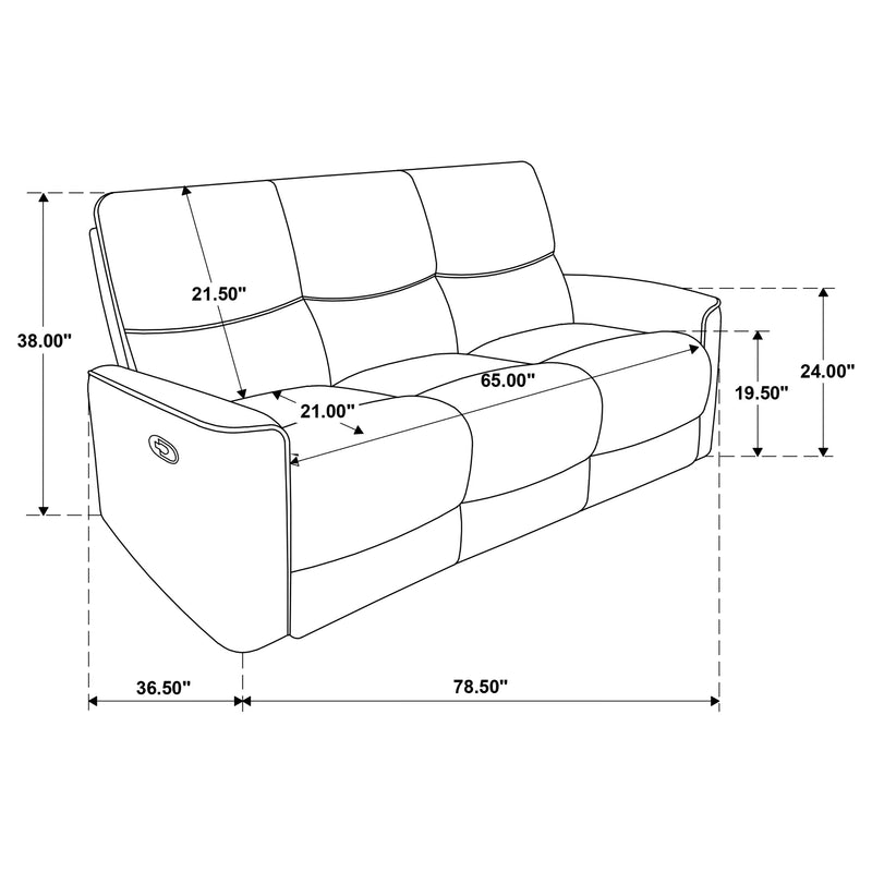 Navarro 3-piece Upholstered Reclining Sofa Set Burnt Orange