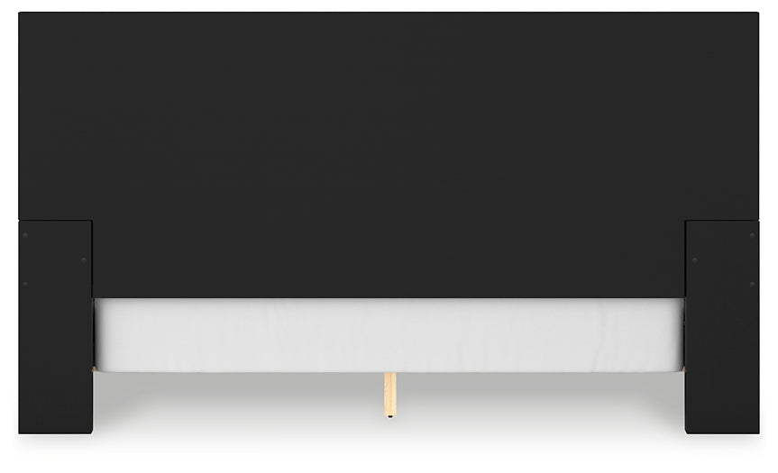 Londer King Panel Bed with Mirrored Dresser, Chest and Nightstand