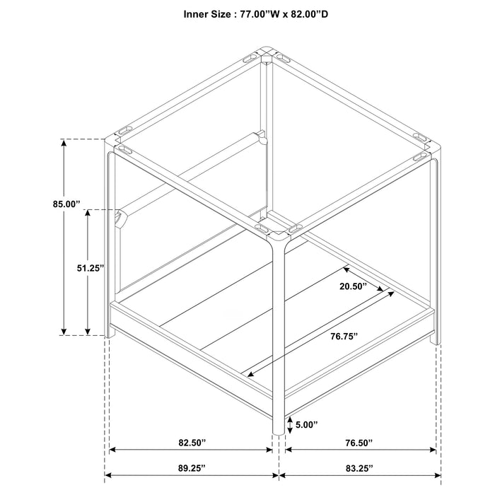 Solano 5-piece Eastern King Bedroom Set Weathered Mango