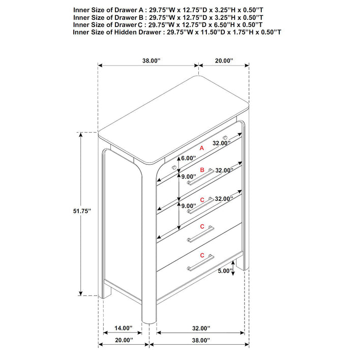 Solano 5-piece Queen Bedroom Set Weathered Mango