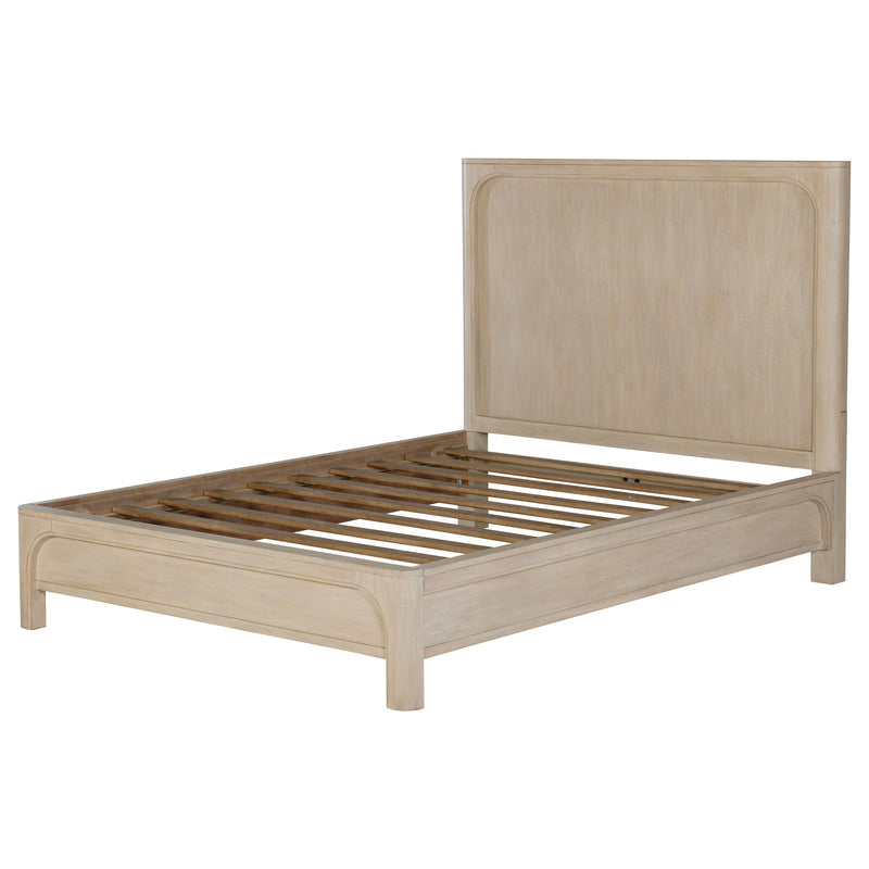 Solano 56-inch Queen Panel Bed Weathered Mango