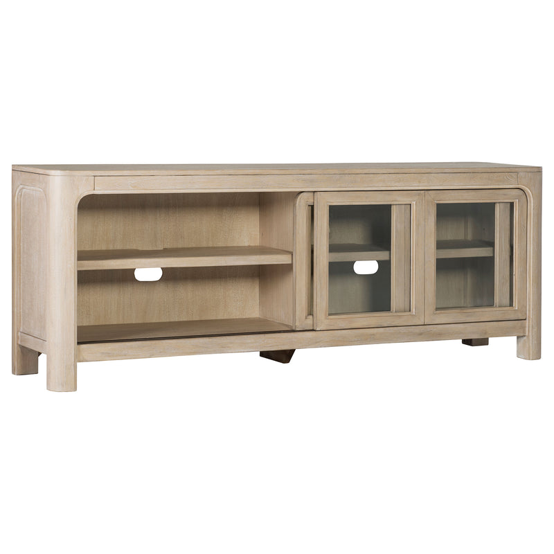 Solano 71-inch 2-door TV Stand Media Console Weathered Mango