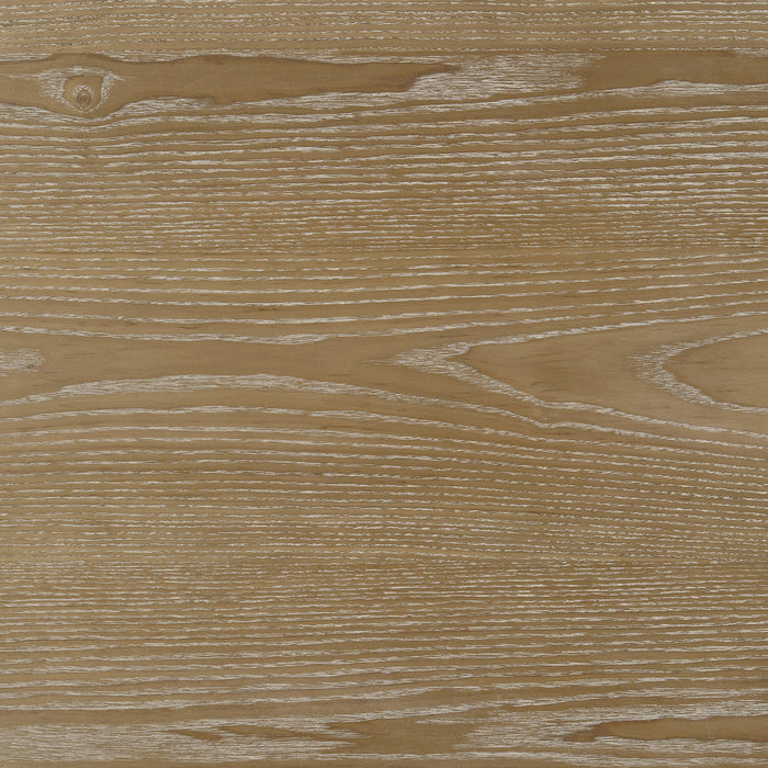 Adina 2-piece Round Coffee Table Set Distressed Light Brown