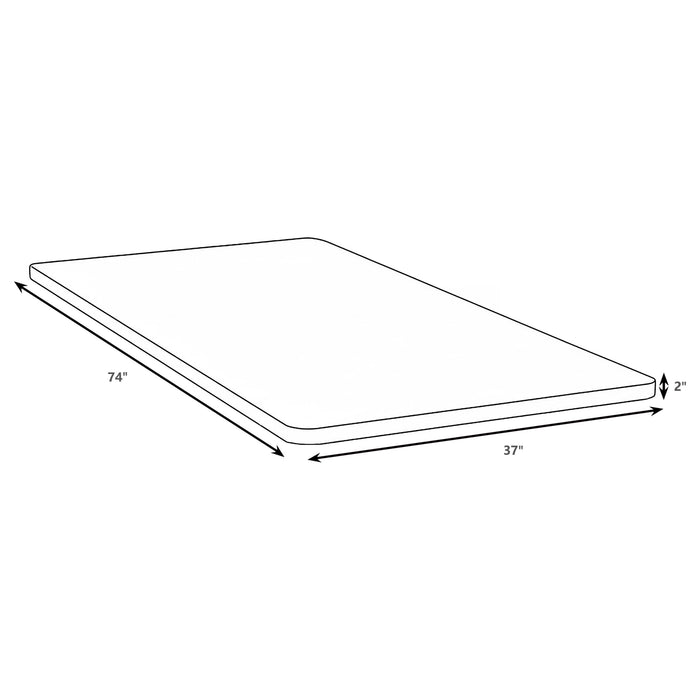 Eckard Twin Bunkie Board Foundation